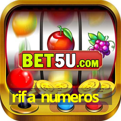 rifa numeros